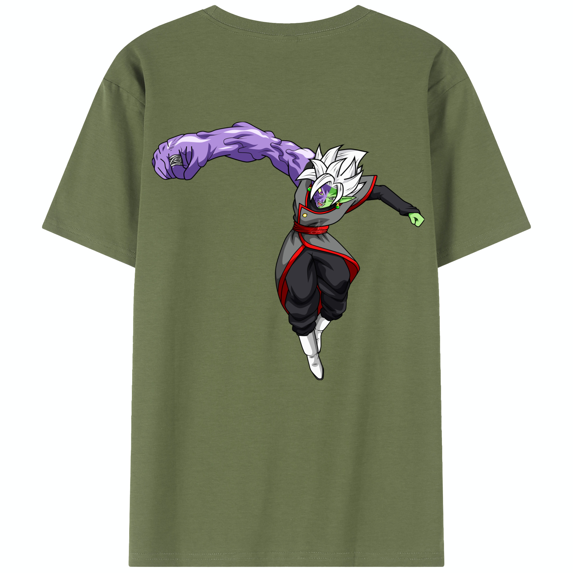 （画像用） ドラゴンボール ベジット DRAGON BALL Vegetto 綿100％半袖Tシャツ（背面プリント）